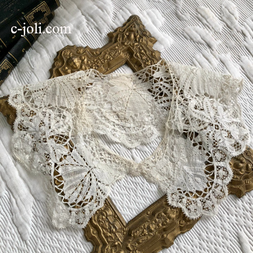 付け襟（衿）レースフロント アンティーク セジョリ