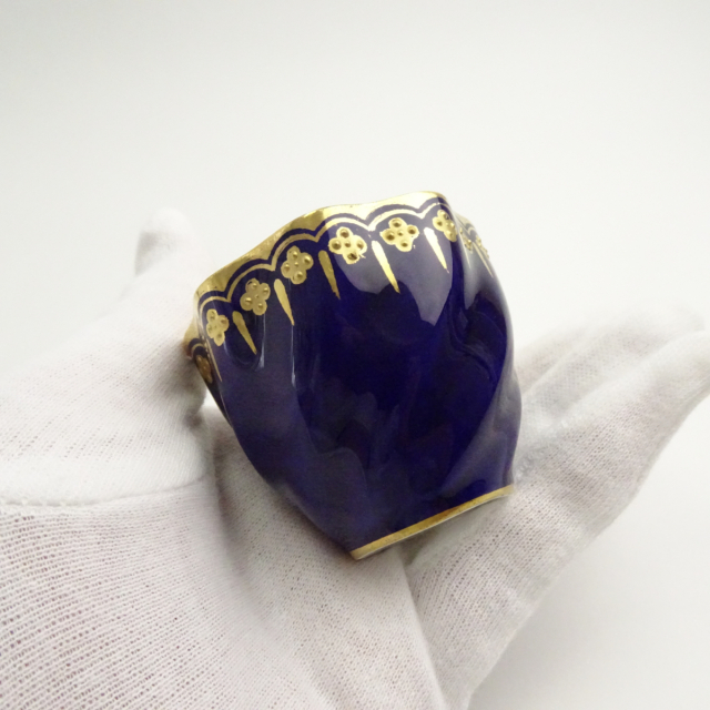 アンティーク英国名窯コルポート デミタスカップ&ソーサー