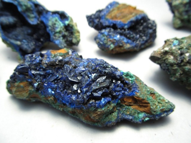 濃厚発色 アズライトマラカイト アズロマラカイト 原石 重さ 約75g-90g