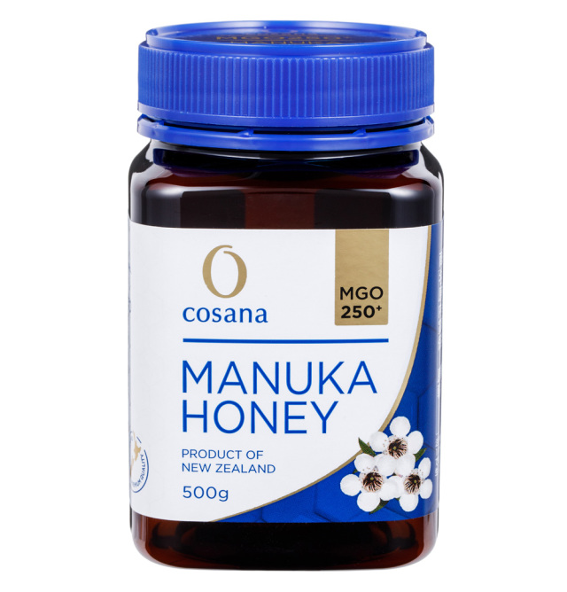 ニュージーランドの天然はちみつ マヌカハニー MGO250+ 500g コサナ