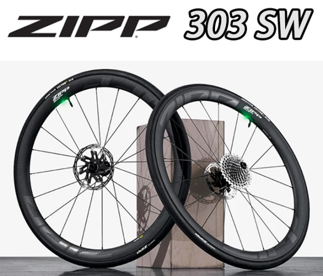 ZIPP 303SW Tubuless DISC F/R WHEEL SET PAIR ジップ 303 S エス