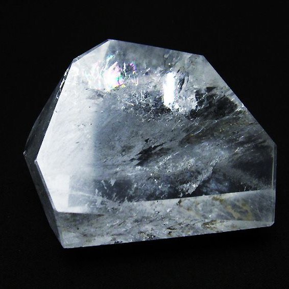 虹入り ヒマラヤ水晶 原石[T72-2363]