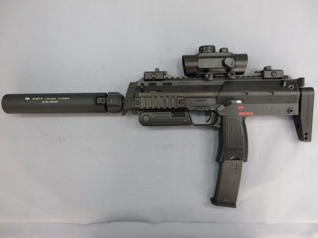 KSC】 MP7A1 GBB・ダットサイト・QDサイレンサー