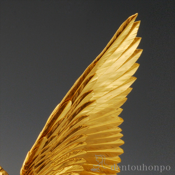 送料無料】 純金 白鷹 C 400g / 光則（金工芸） 高級 コレクション