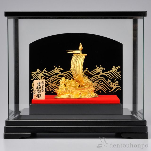 送料無料】 純金 吉祥宝船 100g / 高級 コレクション 美術品 工芸品