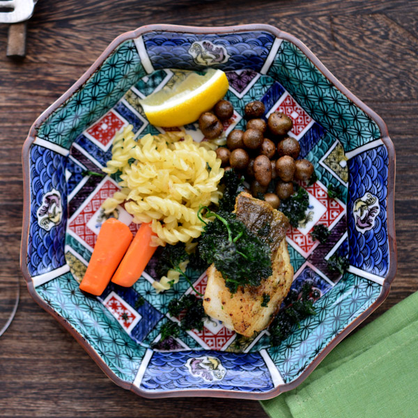 送料無料】 八角皿 石畳の図 5.5号 ペア / お正月 新年 セット