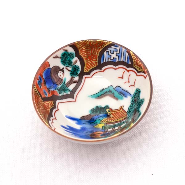 送料無料】 組盃 時代絵2 / ぐいのみ 盃 酒器 猪口 日本酒 九谷焼