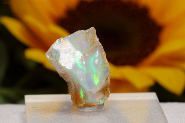 フローライトインハイアライトオパール FH1 共生 鉱物 標本 原石