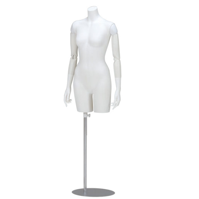 ゴールドメタリックマネキン 人形 ディスプレイ什器 トルソー 143-191