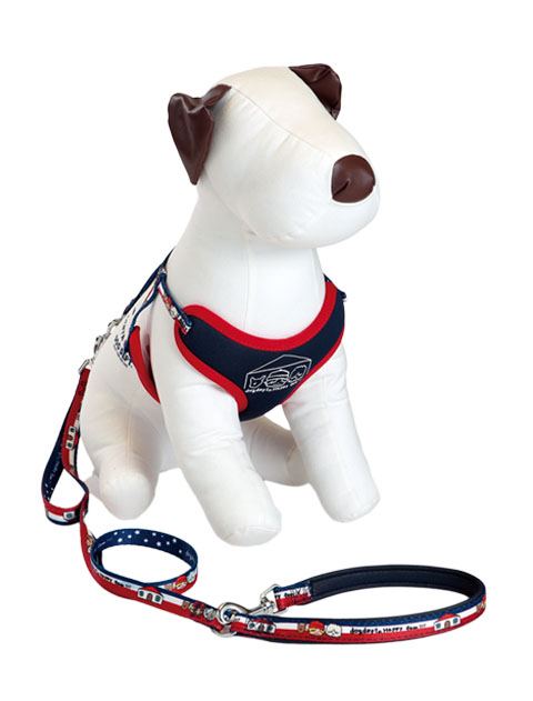 DOG GOODS】HAPPY FAM. リード＆ソフトハーネスセット