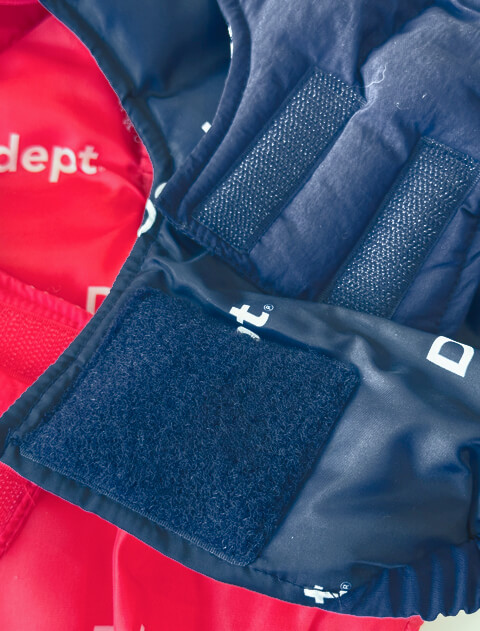 新作☆DOG DEPT クラシックロゴ エアーダウン☆S 【公式通販】