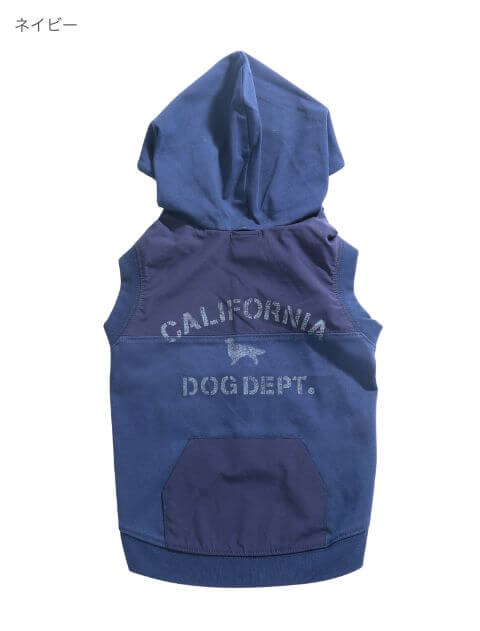 犬服 / ドッグウェア】切り替えボタンパーカー / DOG DEPT