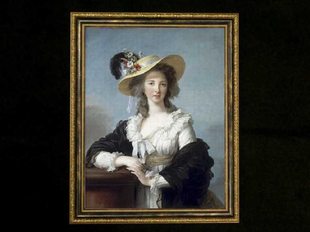 fu-collection】 ヨーロッパ名画 ポリニャック伯爵夫人の肖像画