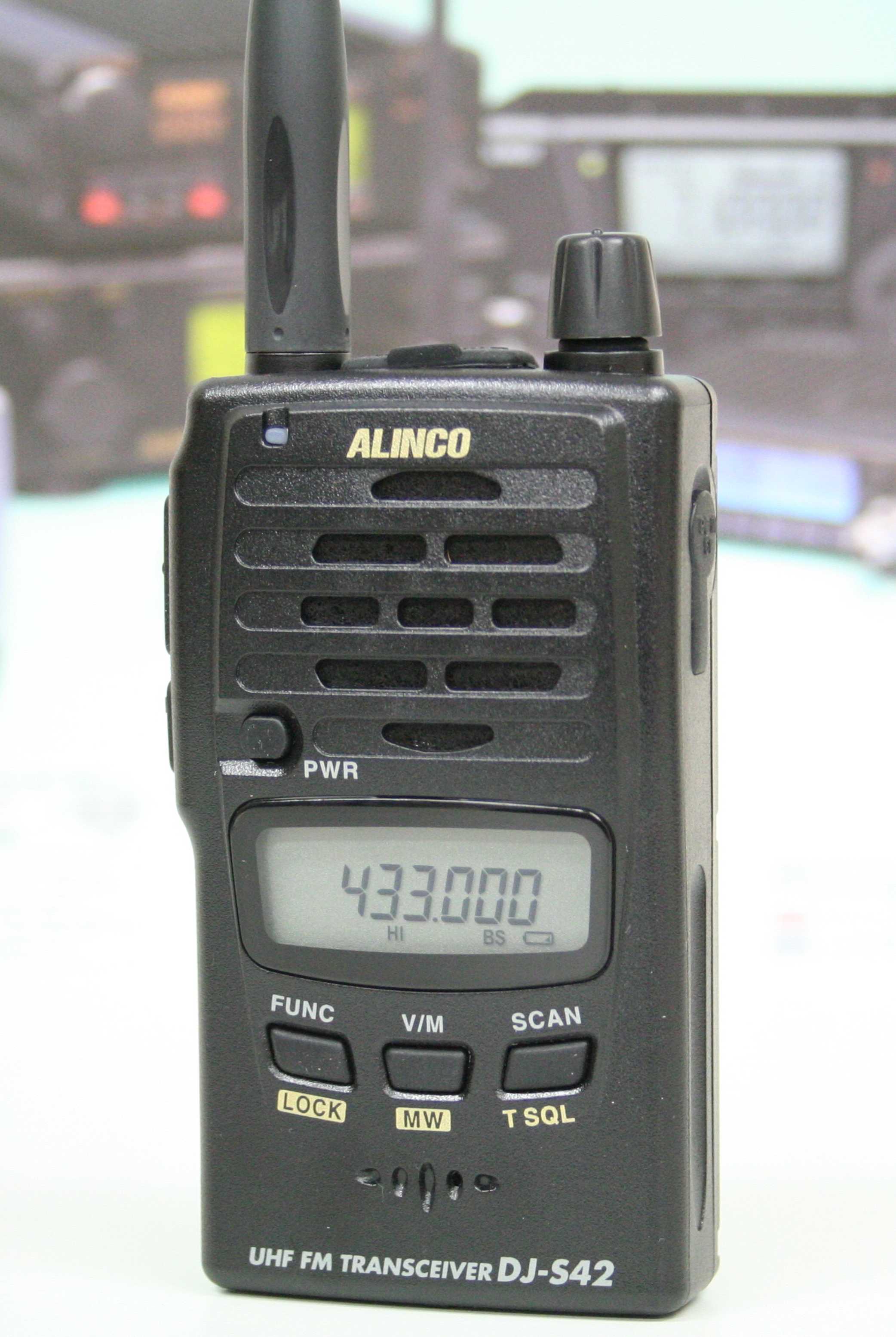 アルインコ DJ-S42】430MHz帯 ツール感覚ハンディFM ラジオショップ