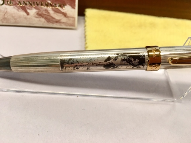 送料無料】貴重！！ぺんてる 創立50周年記念品 ローリング式ボールペン