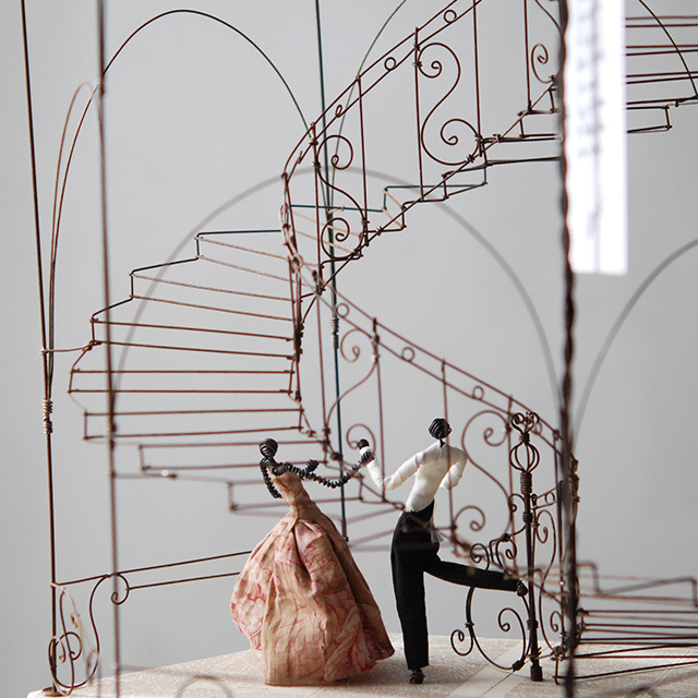 francjour フランジュール ｜ 螺旋階段 オブジェ（ライト付） / VOX POPULI