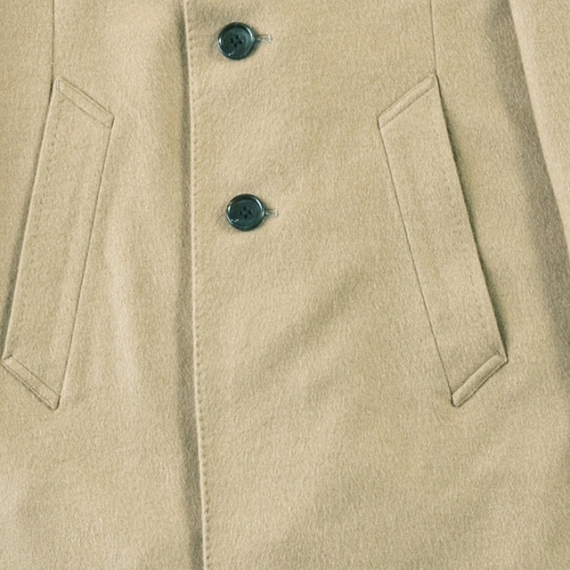 SALE カシミヤコート イタリア ピアツェンツァ ステンカラーコート