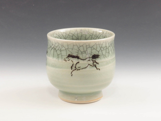 福島県のやきもの 大堀相馬焼の酒器ぐい呑