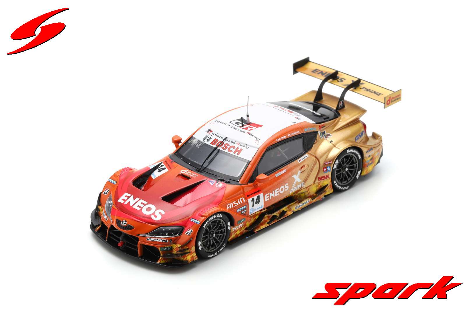 Spark (スパーク) 1/43 ENEOS X PRIME GR Supra No.14 TGR TEAM ENEOS