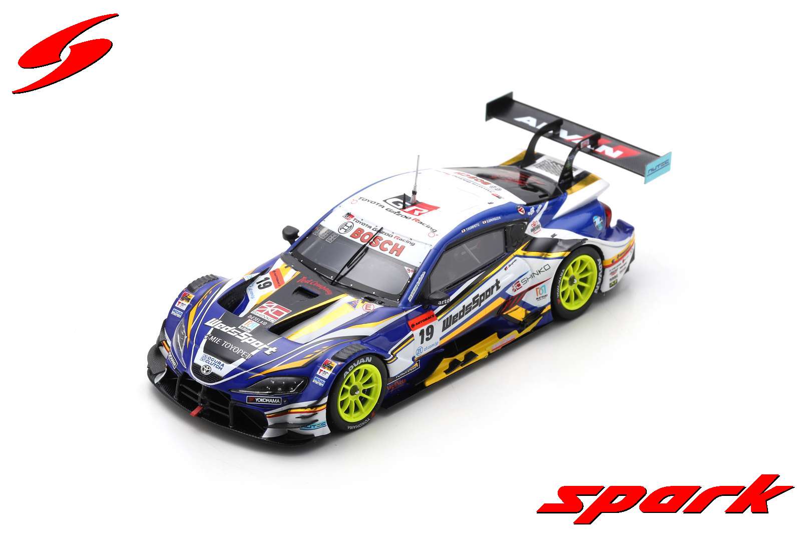 Spark (スパーク) 1/43 WedsSport ADVAN GR Supra No.19 TGR TEAM