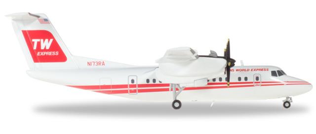 航空機・ヘリコプター herpa Wardair DHC-7 1/200 Herpa Wardair