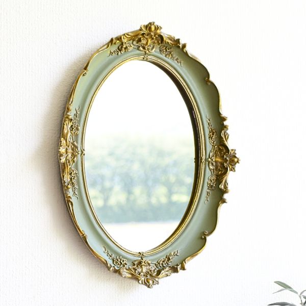 アンティーク 鏡 ゴールド 壁掛けミラー 壁掛け鏡 アンティーク調