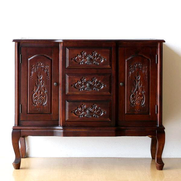 フランスアンティーク猫脚サイドボード/ショップカウンター/チェスト