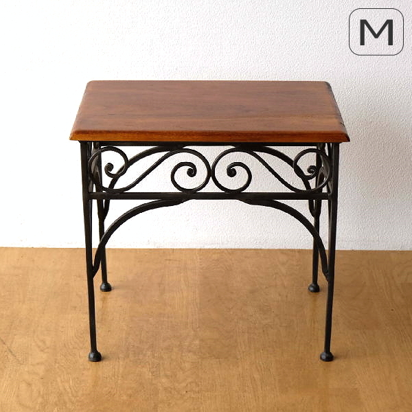 英国アンティーク木製ネストテーブル3台/机/飾り棚/サイドテーブル(89