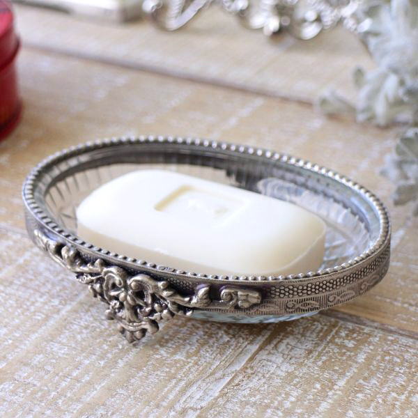 ゲラン アンティークガラスディッシュ ソープディッシュ ロイヤル