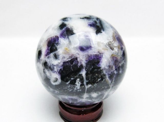 紫色天然石 丸玉 直径8.7cm 重量1150g 【公式通販】