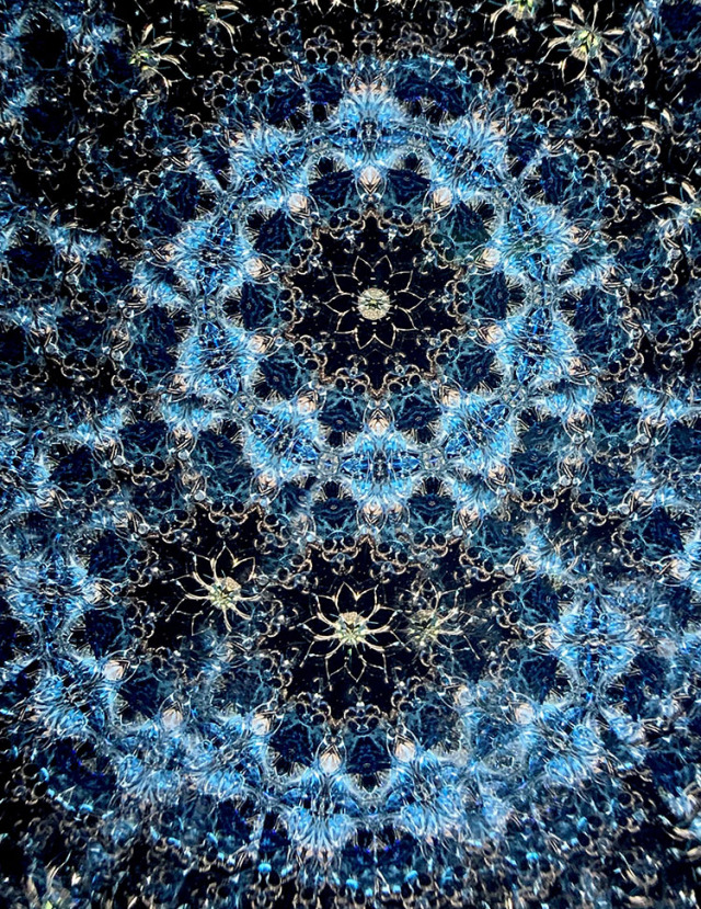 かたおかきくよ「星の旅」（GJ4003）3ミラー・オイルタイプ 万華鏡