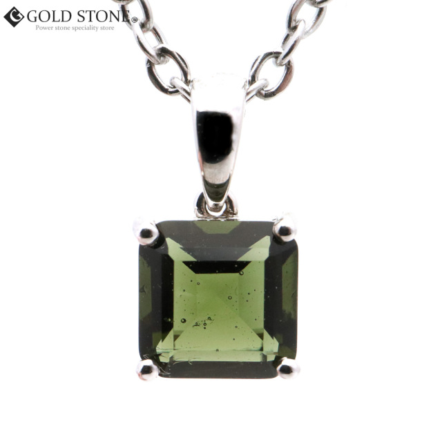 モルダバイト さざれ入り ネックレス レディース メンズ 天然石