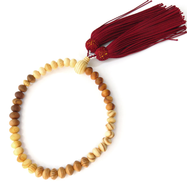 高野山 六木（りくぼく）御念珠 女性用 木箱付き 世界遺産 金剛峯