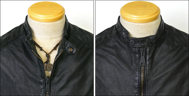 イタリア製 レザージャケット ライダースジャケット 革ジャン