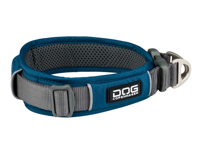 やわらかいパッド構造が首にやさしいデンマーク製犬用首輪（ドッグ