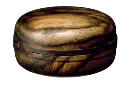 黒柿香合【34-037】/