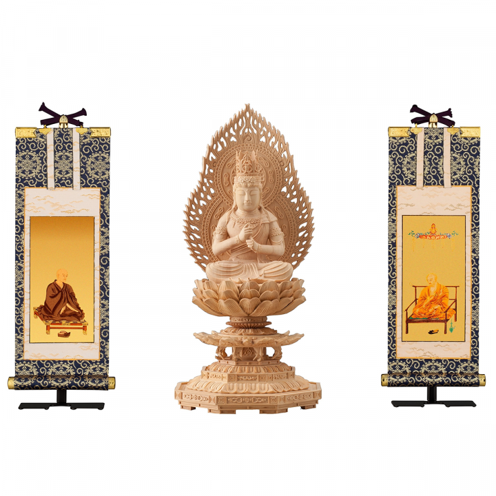 真作/天台宗大僧正/二尊院貫主/羽生田寂純/悠々千古心/掛軸名家伝来AE