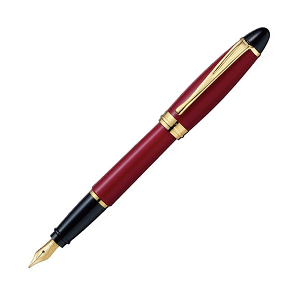 アウロラ（AURORA） 万年筆イプシロン サテン ローズゴールド ブラック