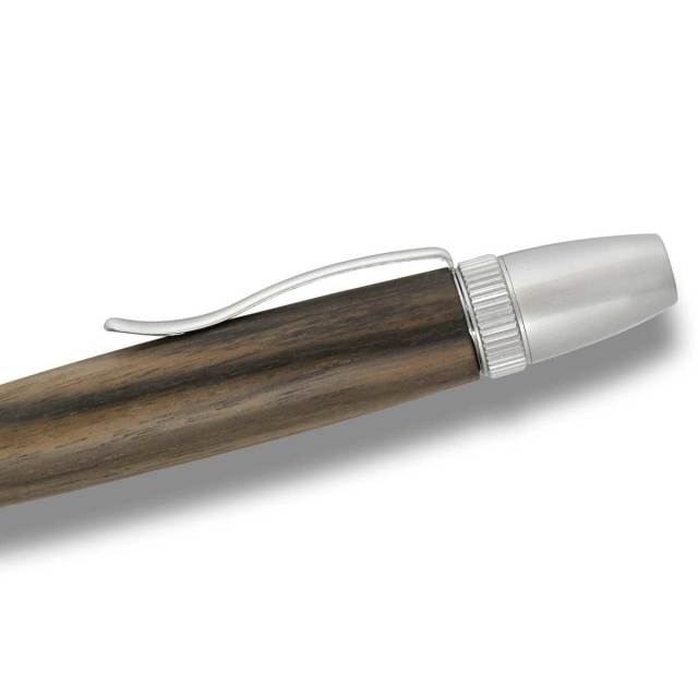 F-STYLEボールペンWood Pen ハンドメイド 銘木ボールペン 黒柿 くろ