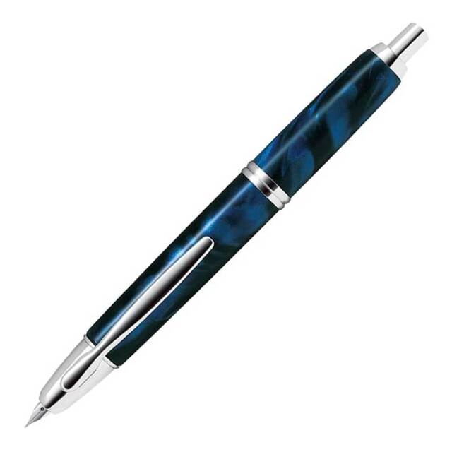 PILOT CAPLESS Black-marble 万年筆 B18k 01 Pilot Vanishing Point