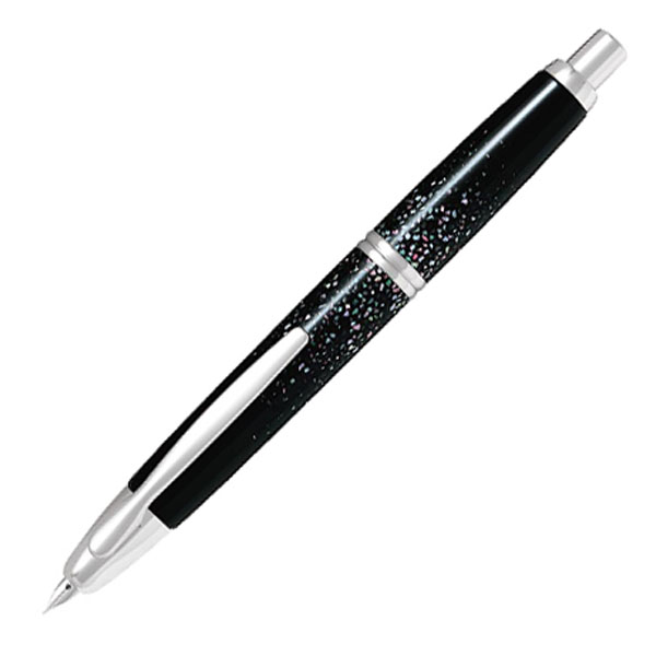 PILOT 万年筆 Namiki 漆 キャップレス 螺鈿ブラック ペン種F 新品