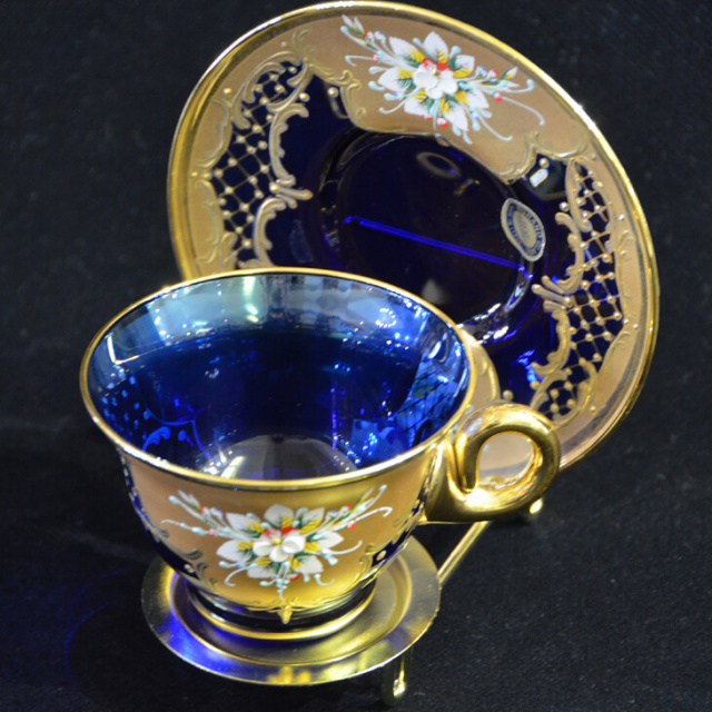 Venezia glassとカップのセット Venezia glassとカップのセット Amazon