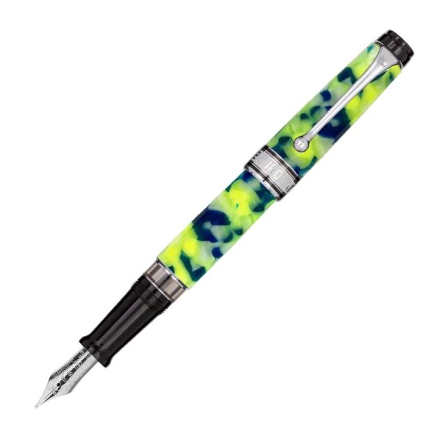 楽天市場】アウロラ AURORA オプティマ Optima 万年筆 グリーン 14金