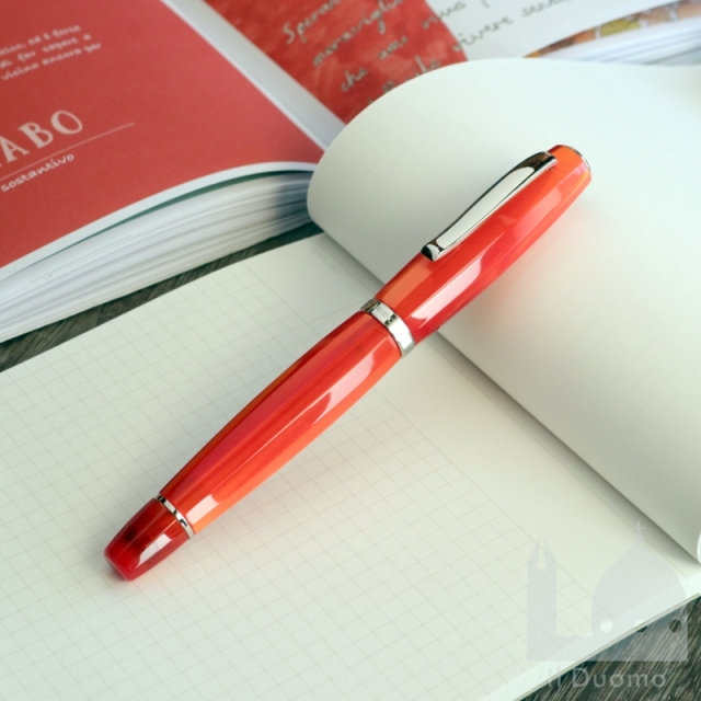 スクリーボ 限定生産品 フィール アランチオ 万年筆 14Kフレックス/18K