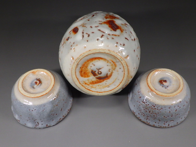 安藤日出武（美濃焼志野酒器揃え）