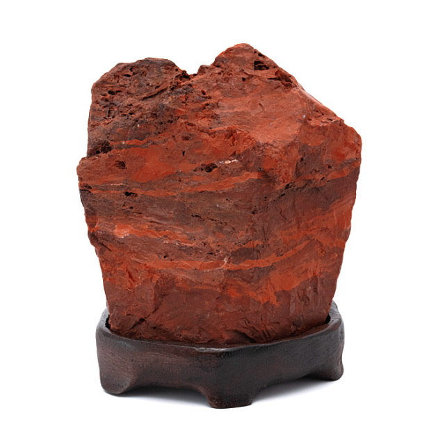 原石 佐渡赤玉石 （新潟県産） 台付 No.43 | 神棚・神具の製造販売通販