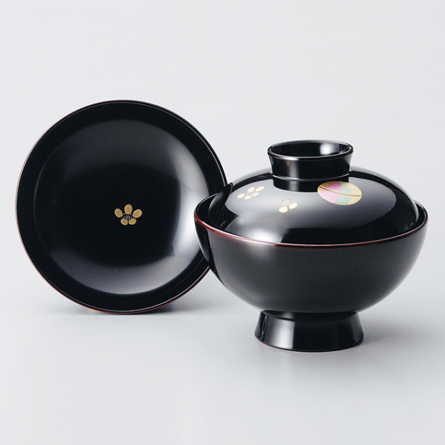 吸物椀 漆器 こま 5個入り