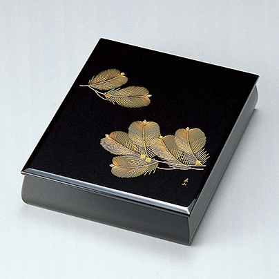 文庫 沈金故郷の詩 溜 漆塗り・木製 12-13201 漆器の井助