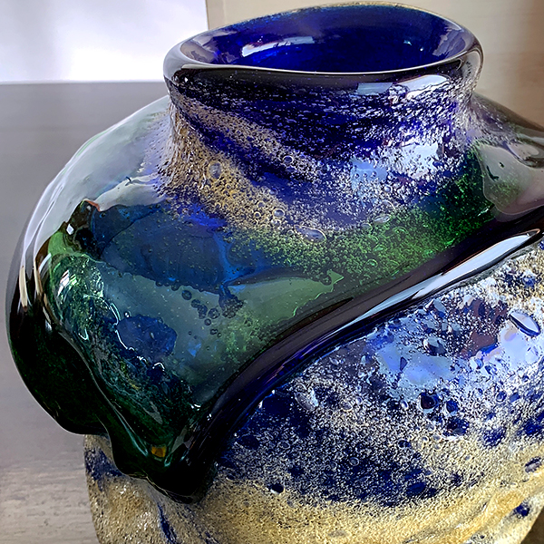 希少 琉球ガラス 稲嶺盛吉 花瓶 フラワーベース 楽天市場】稲嶺盛吉(宙吹き