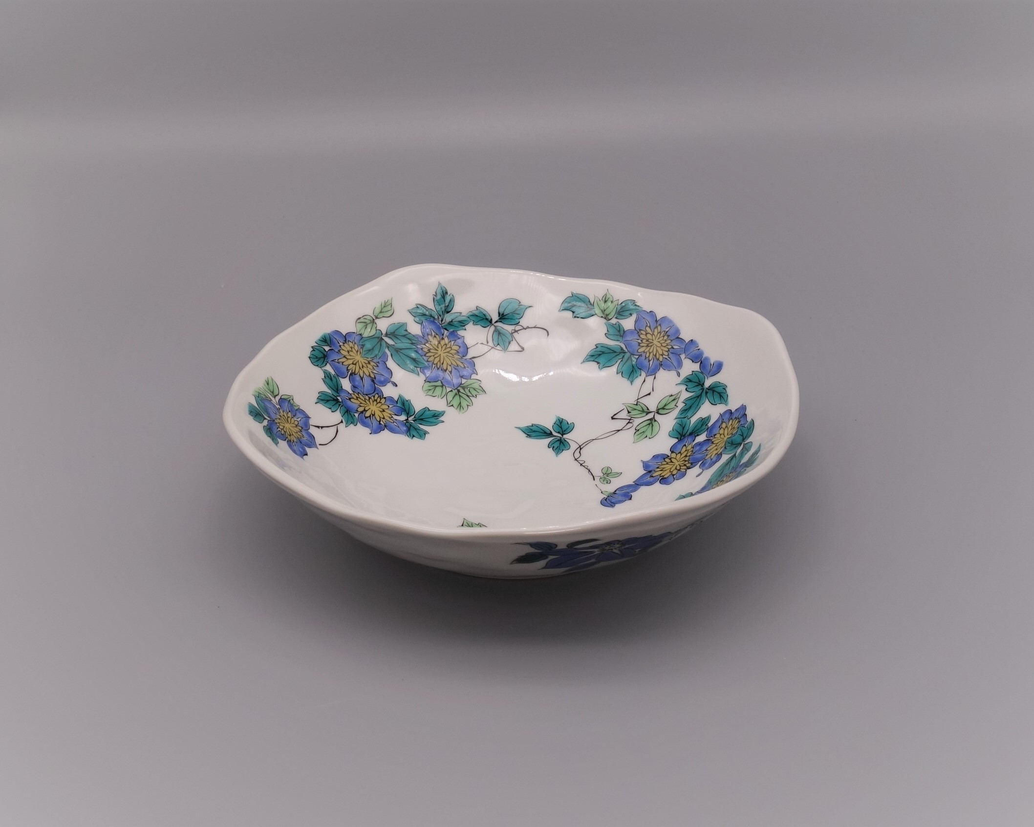 鉢（7号） クレマチス [ 九谷極彩オリジナル ]